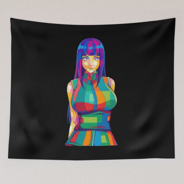 Item preview, Hinata Hyuga Colorful Pop Art designed and sold by sandrahofer-art.