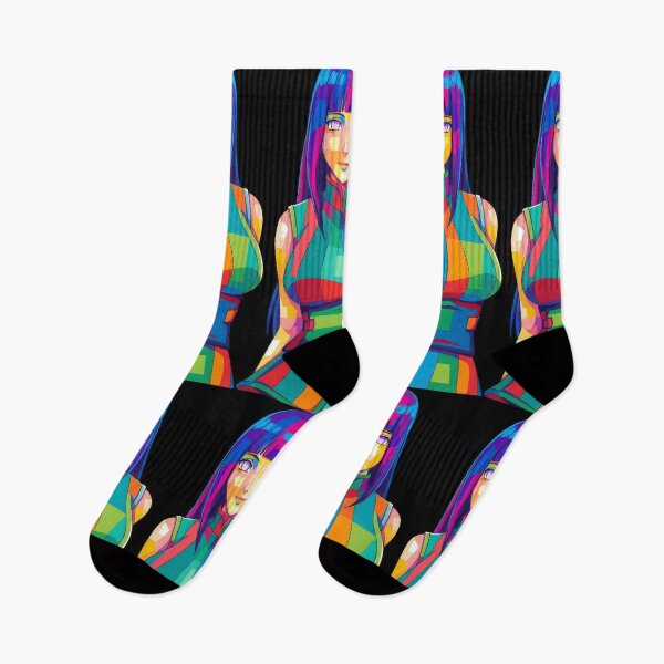 Item preview, Hinata Hyuga Colorful Pop Art designed and sold by sandrahofer-art.