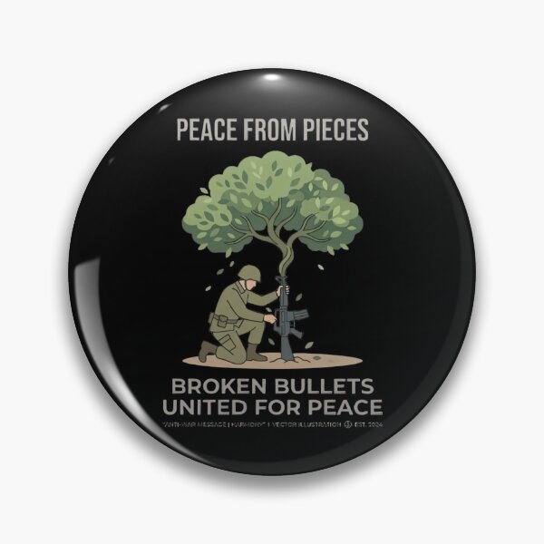 Item preview, Plant Peace Not War Protest Illustration designed and sold by ARTReMi.