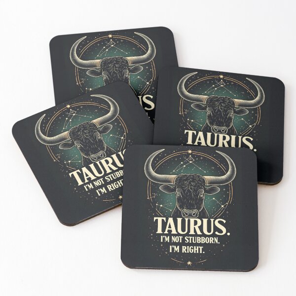 Item preview, Funny Taurus Zodiac Gift I'm Not Stubborn Right designed and sold by owi-art.