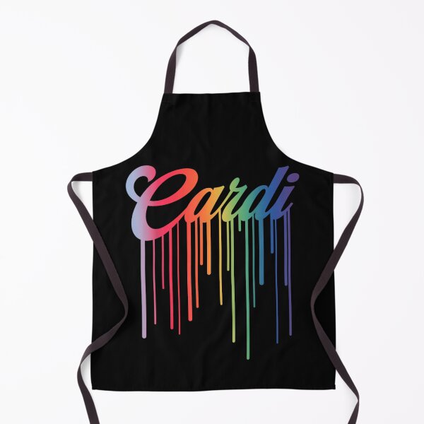 Item preview, Cardi Rainbow Drip Aesthetic Colorful Typography Art designed and sold by Phil Ben.