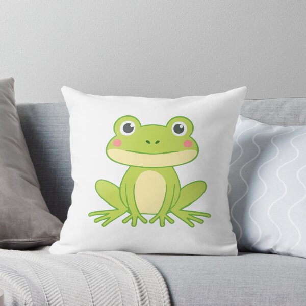 Item preview, Cute Frog – Adorable Cartoon Frog Graphic Tee & Sticker designed and sold by xam.