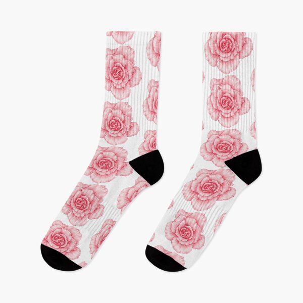 Item preview, Rose Drawing – Colored Pencil Flower Illustration designed and sold by AlisaArtDecor.