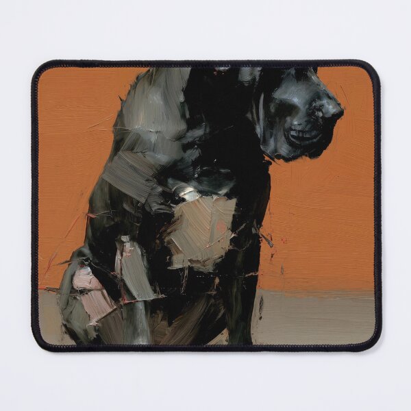 Item preview, Black Cane Corso Against Orange Background designed and sold by lautir.