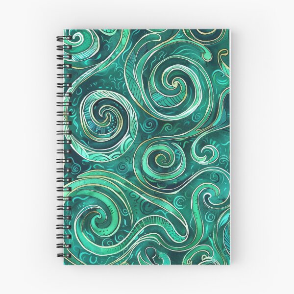 Item preview, New Zealand Māori Paua Pattern Koru Design 857 designed and sold by GrinGalore.