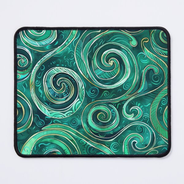 Item preview, New Zealand Māori Paua Pattern Koru Design 857 designed and sold by GrinGalore.