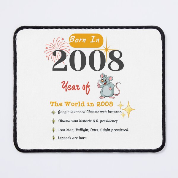 Item preview, 2008 Birthday Year Celebration Design | Minimalist Design designed and sold by CheersTOGETHER.