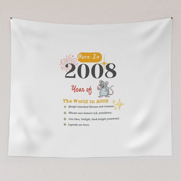 Item preview, 2008 Birthday Year Celebration Design | Minimalist Design designed and sold by CheersTOGETHER.
