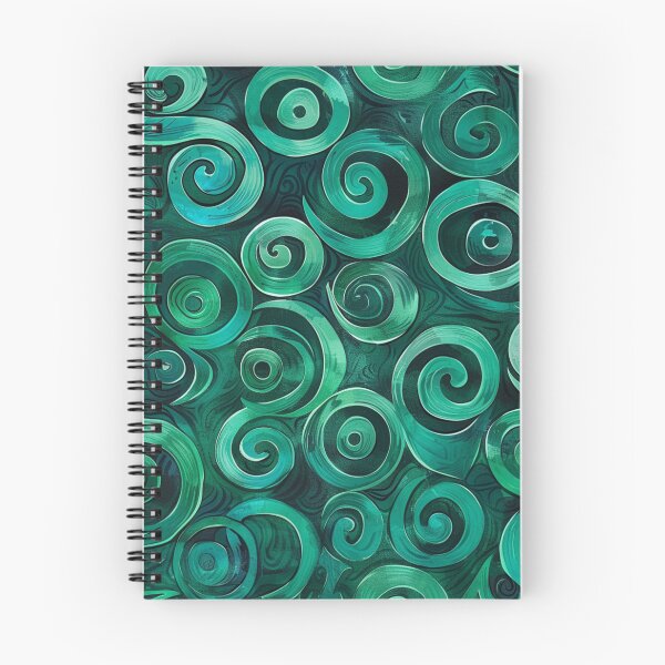 Item preview, New Zealand Māori Paua Pattern Koru Design 856 designed and sold by GrinGalore.