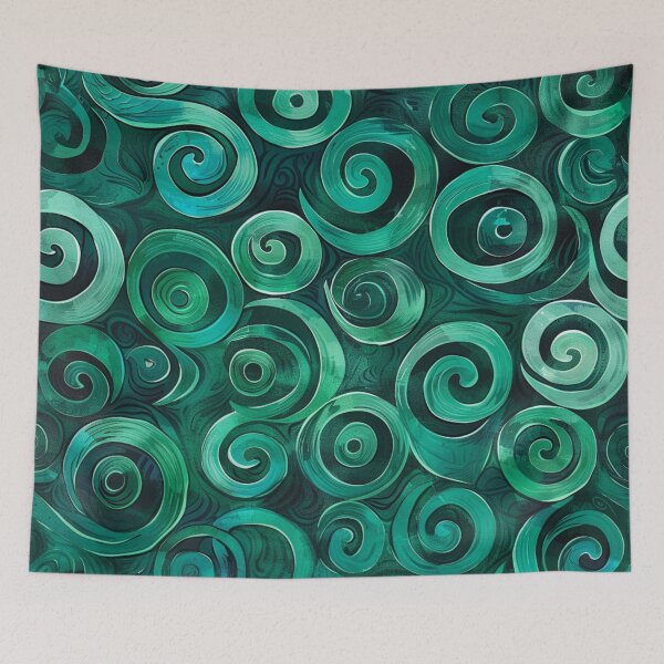 Item preview, New Zealand Māori Paua Pattern Koru Design 856 designed and sold by GrinGalore.