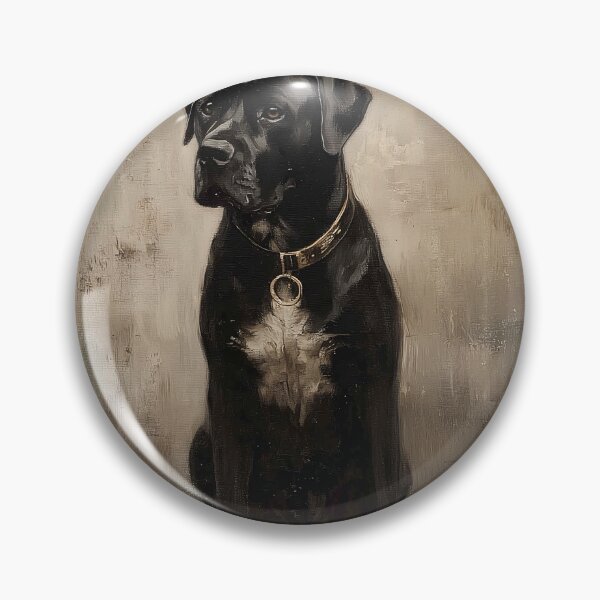 Item preview, Black Cane Corso with Golden Collar designed and sold by lautir.