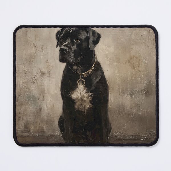 Item preview, Black Cane Corso with Golden Collar designed and sold by lautir.
