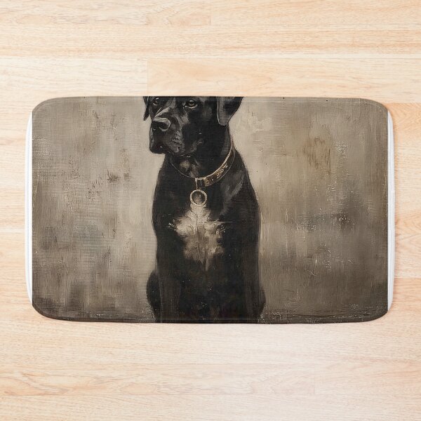 Item preview, Black Cane Corso with Golden Collar designed and sold by lautir.
