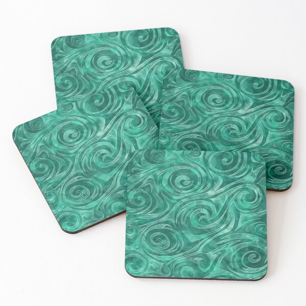Item preview, New Zealand Māori Paua Pattern Koru Design 858 designed and sold by GrinGalore.