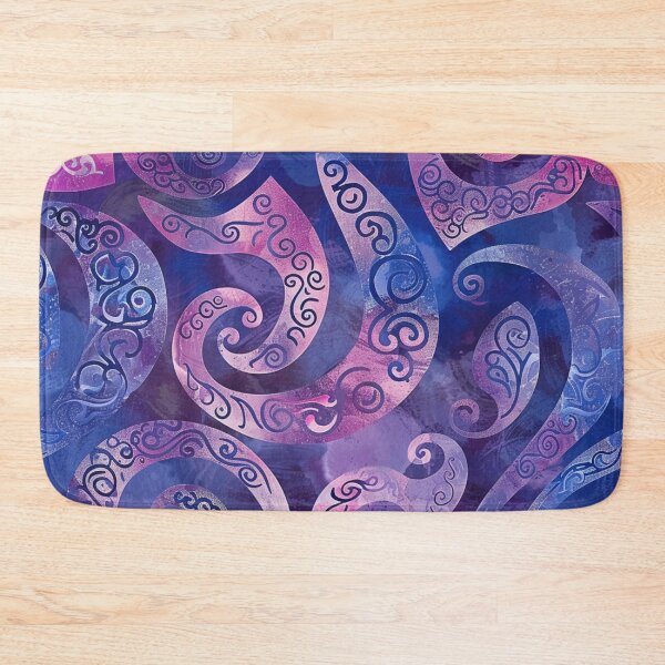 Item preview, New Zealand Māori Paua Pattern Koru Design 859 designed and sold by GrinGalore.