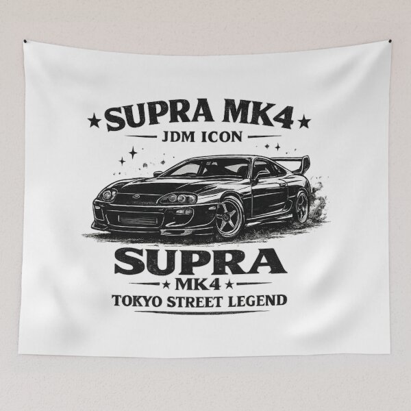 Item preview, Toyota Supra MK4 – JDM Street Legend Vintage Car Design designed and sold by SergeyDigital.