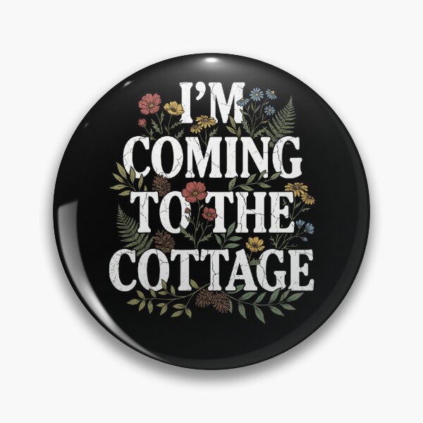 Item preview, I'm Coming to The Cottage Botanical Wildflower Nature Design designed and sold by horacehughes.