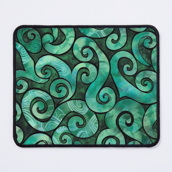 Item preview, New Zealand Māori Paua Pattern Koru Design 860 designed and sold by GrinGalore.