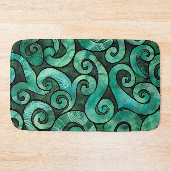 Item preview, New Zealand Māori Paua Pattern Koru Design 860 designed and sold by GrinGalore.