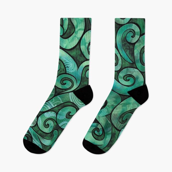 Item preview, New Zealand Māori Paua Pattern Koru Design 860 designed and sold by GrinGalore.