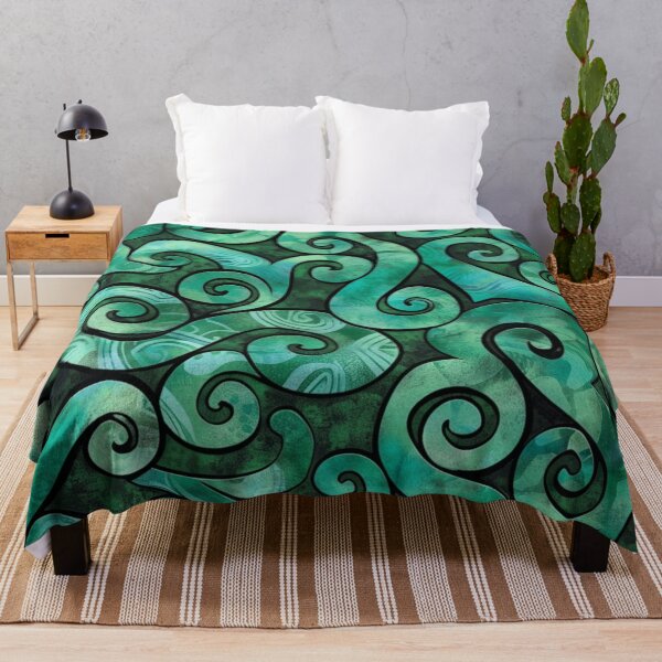 Item preview, New Zealand Māori Paua Pattern Koru Design 860 designed and sold by GrinGalore.