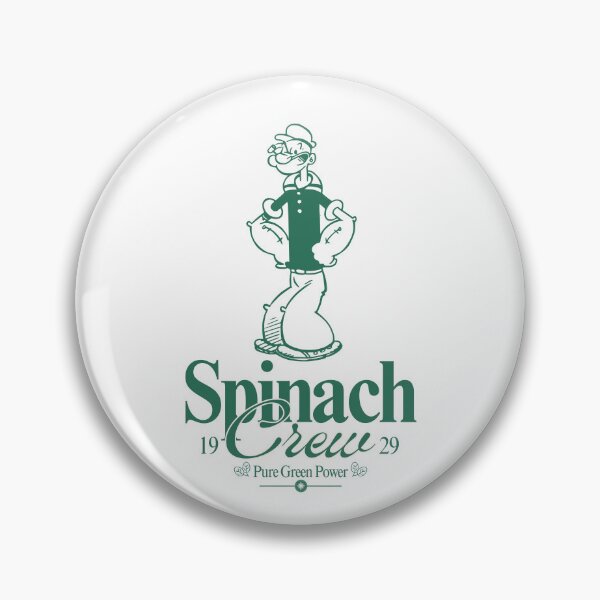 Item preview, Spinach Crew – Pure Green Power Vintage Sailor Strength Shirt designed and sold by Otaku Style.