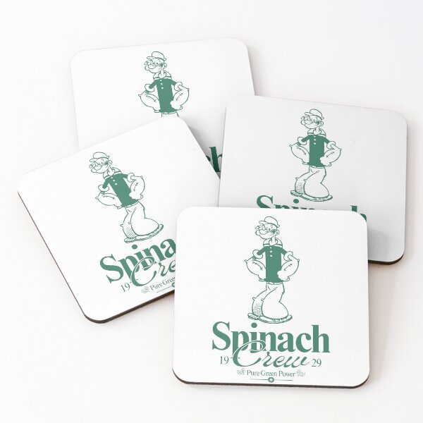 Item preview, Spinach Crew – Pure Green Power Vintage Sailor Strength Shirt designed and sold by Otaku Style.