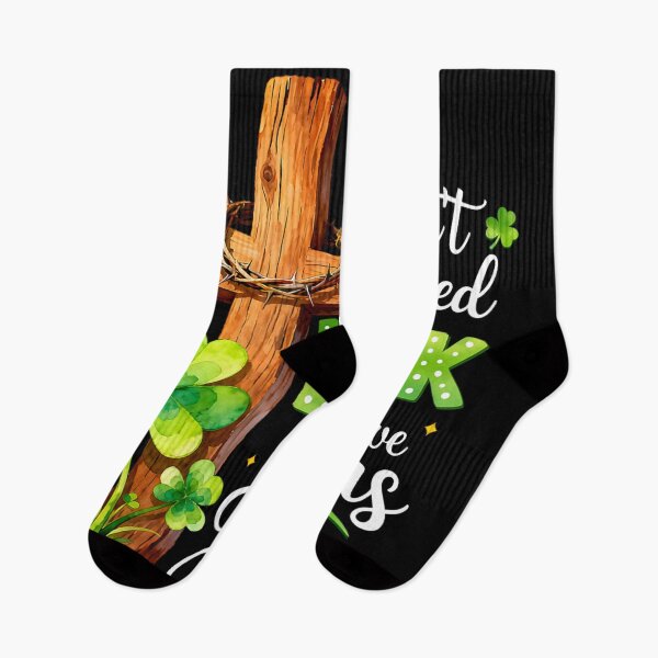 Item preview, I Dont Need Luck I Have Jesus Christian St Patricks Day Shirt designed and sold by Daisy Grimes.