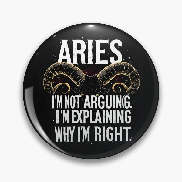 Item preview, Funny Aries Zodiac Gift I'm Explaining Why I'm Right designed and sold by owi-art.