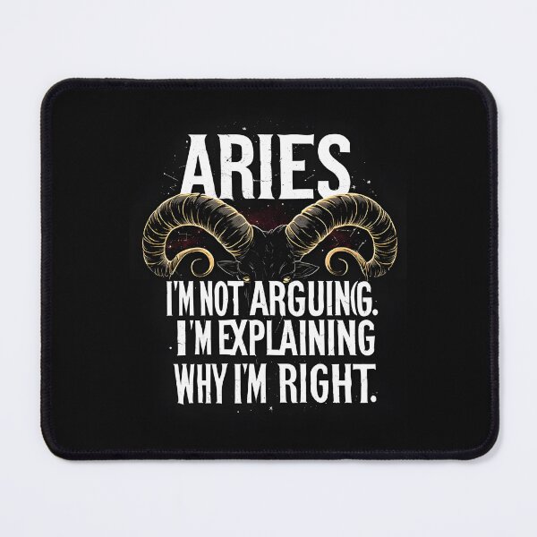 Item preview, Funny Aries Zodiac Gift I'm Explaining Why I'm Right designed and sold by owi-art.
