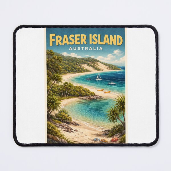Item preview, Fraser Island Queensland Australia Great Sandy National Park Coastal Dunes Coral Sea Hervey Bay K'gari Tropical Shoreline designed and sold by Aryabek.