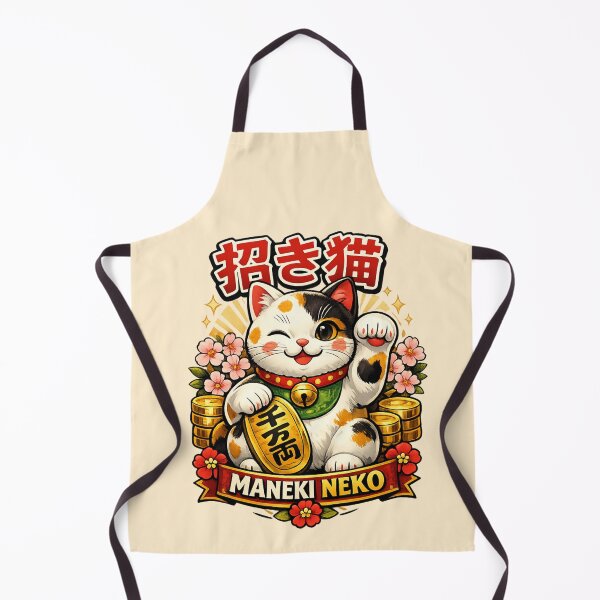 Item preview, Kawaii Spring Sakura Maneki Neko Lucky Cat designed and sold by SakuraMarket26.