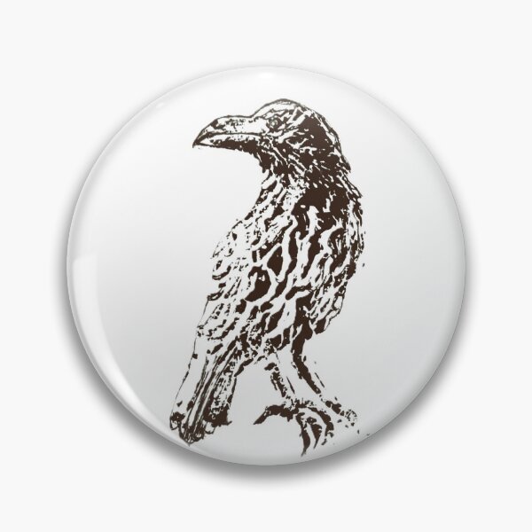 Item preview, Lino crow designed and sold by SarahCastille.