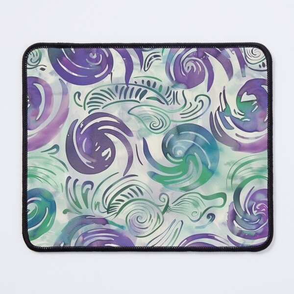 Item preview, New Zealand Māori Paua Pattern Koru Design 861 designed and sold by GrinGalore.