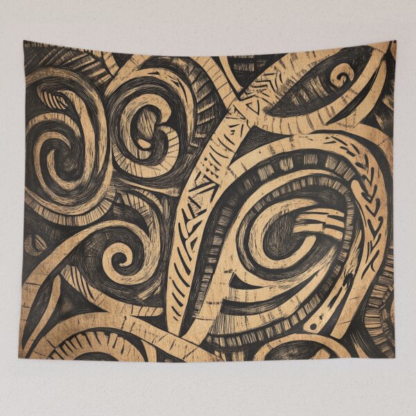 Item preview, New Zealand Māori Paua Pattern Koru Design 862 designed and sold by GrinGalore.