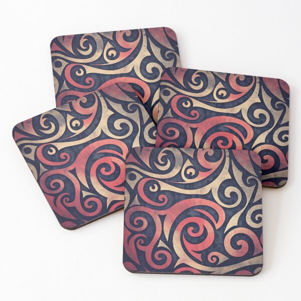 Item preview, New Zealand Māori Paua Pattern Koru Design 863 designed and sold by GrinGalore.
