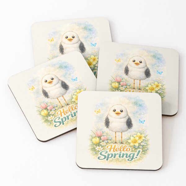 Item preview, Cute Spring Bird – Hello Spring Watercolor Illustration designed and sold by blankTeeShirt.