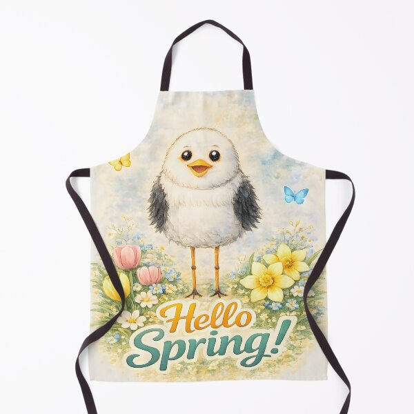 Item preview, Cute Spring Bird – Hello Spring Watercolor Illustration designed and sold by blankTeeShirt.