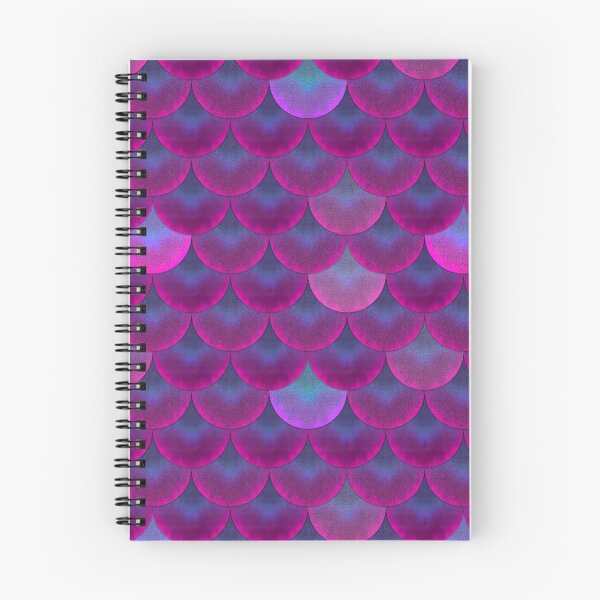 Item preview, Purple-Blue Fish scale Pattern designed and sold by The Frog Pond Arts.