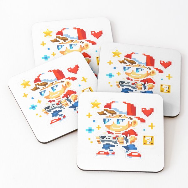 Item preview, Retro Pixel Gamer Boy Sticker – Cute 8 Bit Gaming Character With Controller designed and sold by irfanshikh.