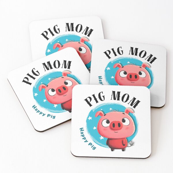 Item preview, Pig Mom Chinese Zodiac – Happy Pig Mom Illustration designed and sold by OriginalMindArt.