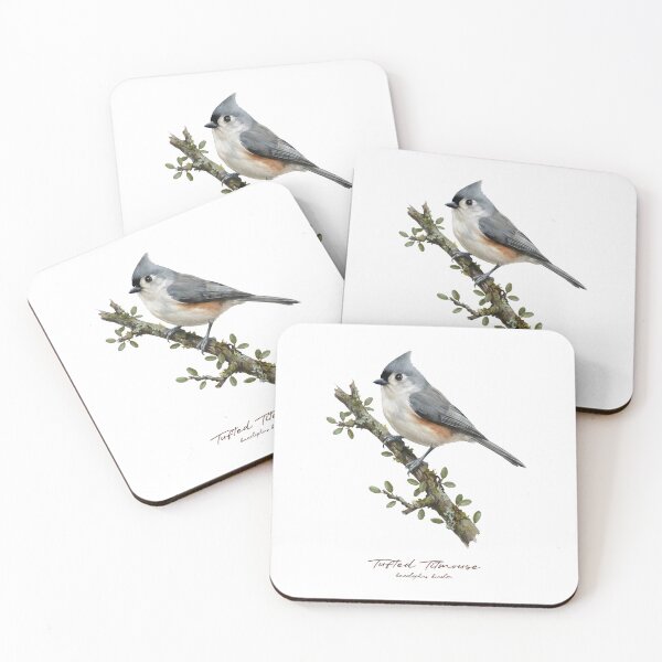 Item preview, Tufted Titmouse on Branch designed and sold by Takeda-art.