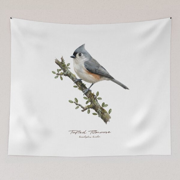 Item preview, Tufted Titmouse on Branch designed and sold by Takeda-art.
