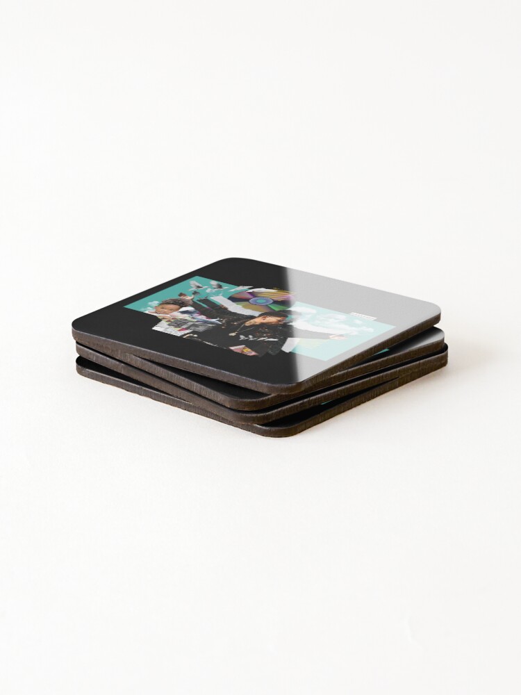 Thumbnail 4 of 5, Coasters (Set of 4), Rakim Rapper designed and sold by macgortffqa.