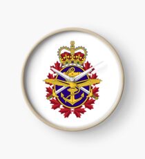 Badge of Canadian Armed Forces Clock