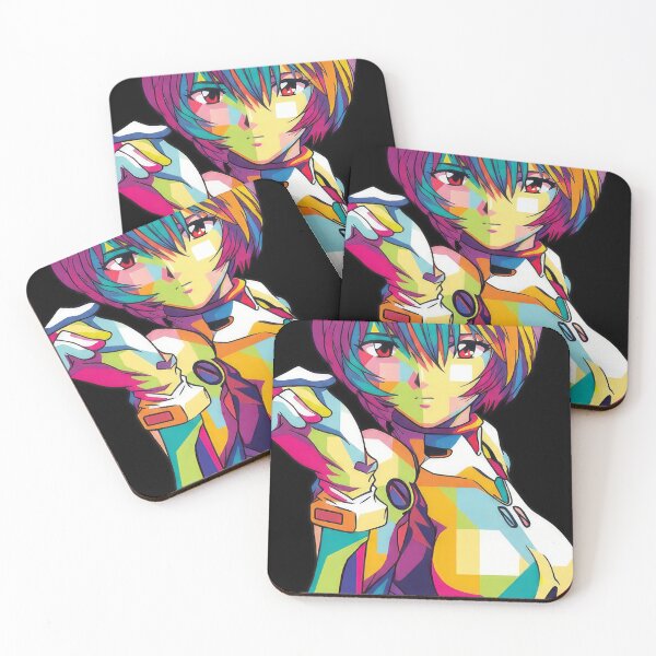 Item preview, Rei Ayanami Evangelion Wpap Pop Art designed and sold by sandrahofer-art.