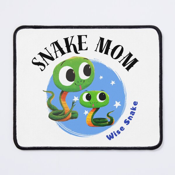 Item preview, Snake Mom Chinese Zodiac – Wise Snake Mom Illustration designed and sold by OriginalMindArt.