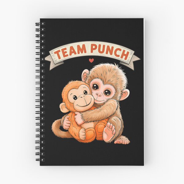 Item preview, Team Punch Cute Monkey Hug Funny Friendship Animal Graphic designed and sold by Phil Ben.