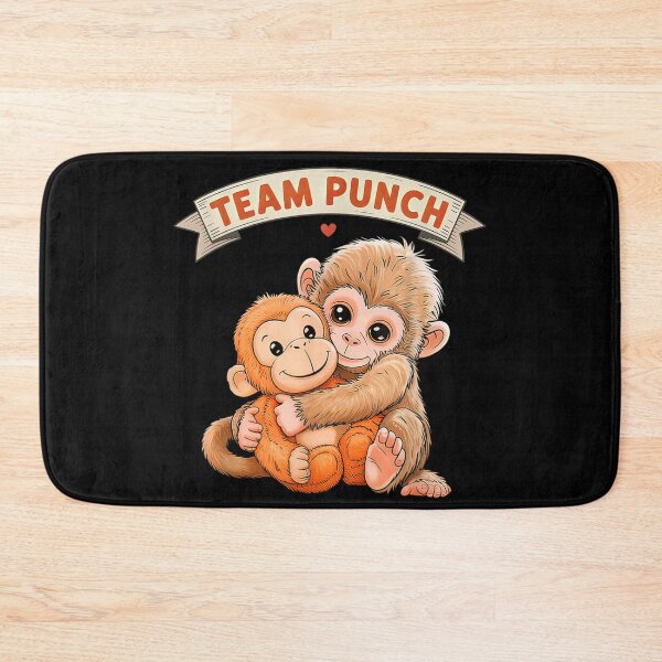Item preview, Team Punch Cute Monkey Hug Funny Friendship Animal Graphic designed and sold by Phil Ben.