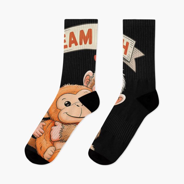 Item preview, Team Punch Cute Monkey Hug Funny Friendship Animal Graphic designed and sold by Phil Ben.